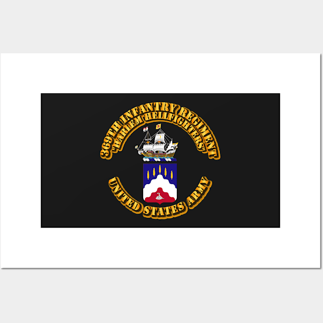 COA - 369th Infantry Regiment - Harlem Hellfighters Wall Art by Bettino1998